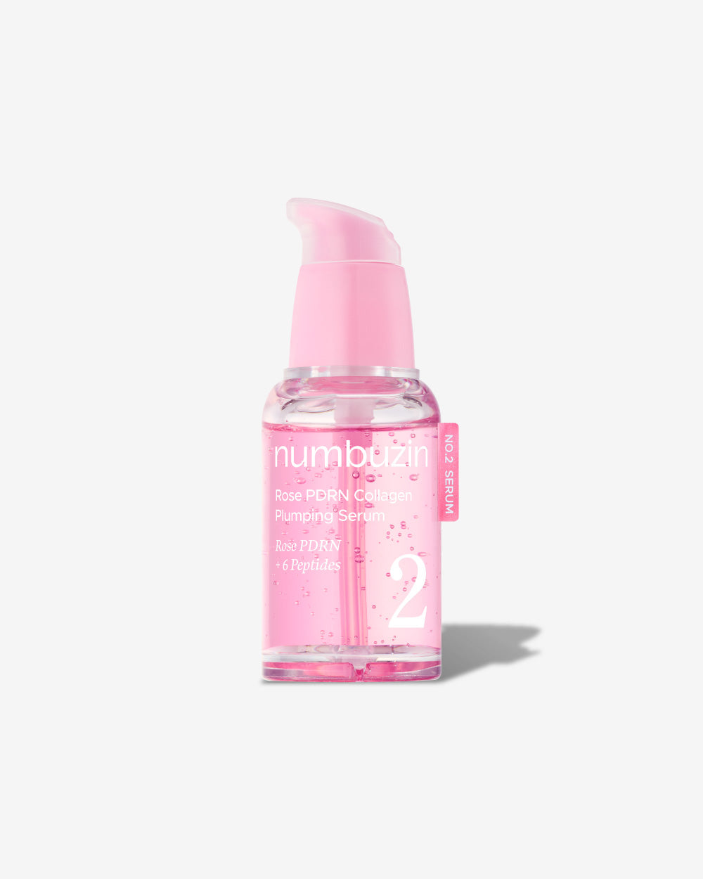numbuzin No.2 Rose PDRN Collagen Plumping Serum 30 mL bottle