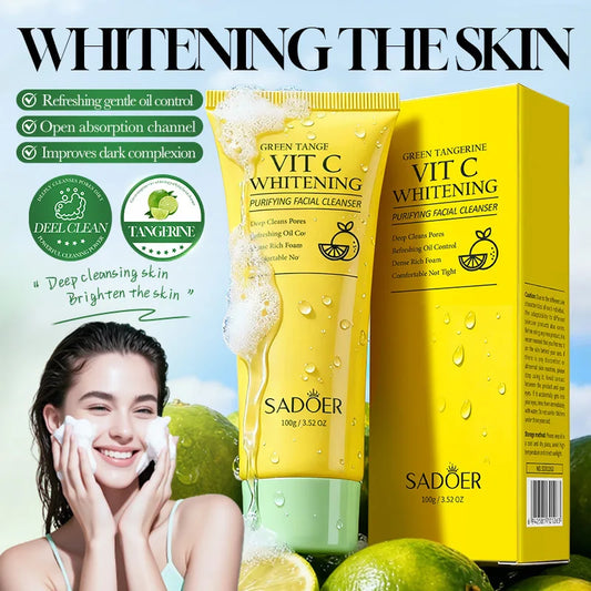 SADOER Vitamin C Brightening Deep Cleansing Face Wash
