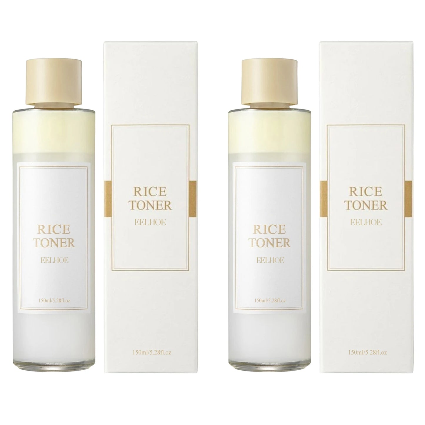 Rice water niacinamide toner bottle for brightening and barrier care.