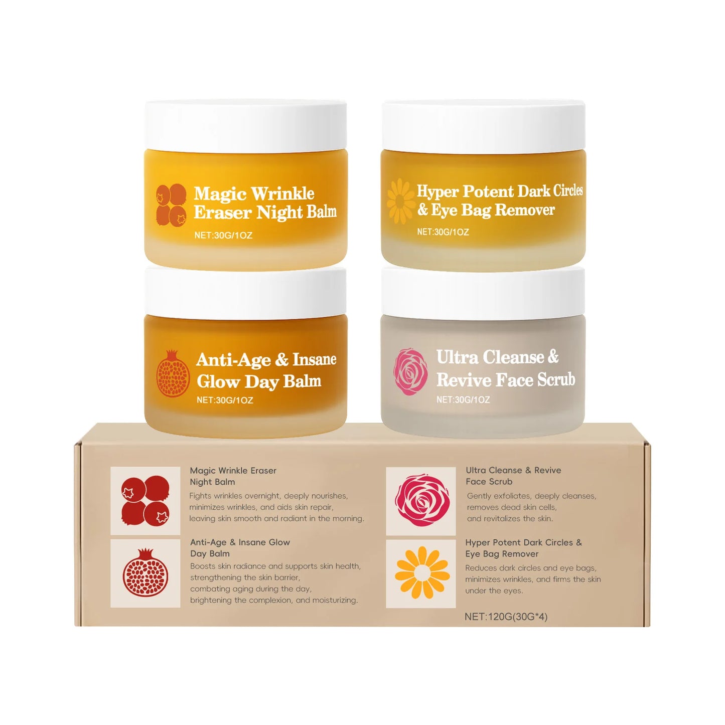 MagicSkin Renewing Cream — Anti-Aging & Collagen — Lifestyle shot with skincare product flat lay