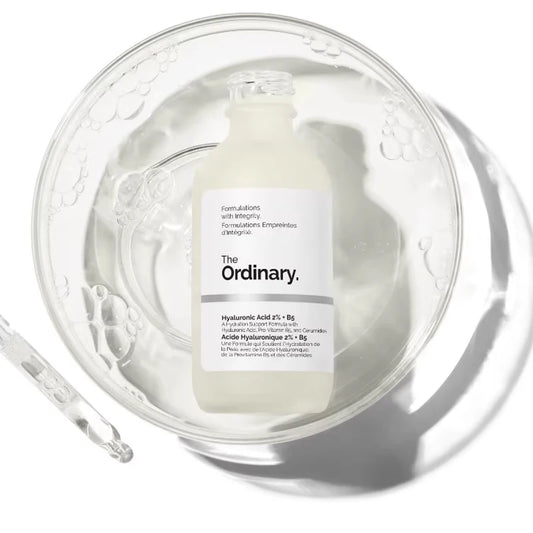 THE ORDINARY Hyaluronic Acid B5 Ceramide Serum — Hyaluronic Acid & Ceramide — Bottle front view with THE ORDINARY branding