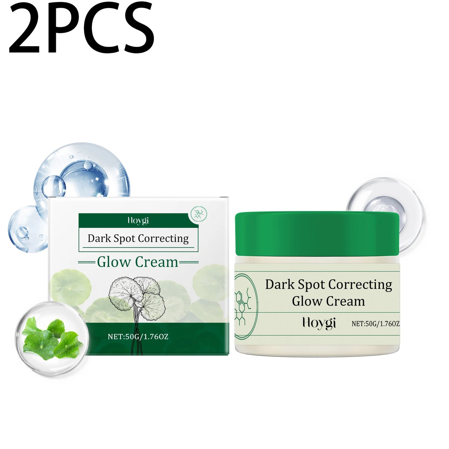 Face cream jar for dark spot correction and skin brightening
