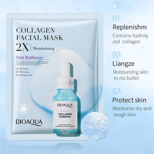 BIOAQUA Centella Collagen VC Hyaluronic Sheet Mask
