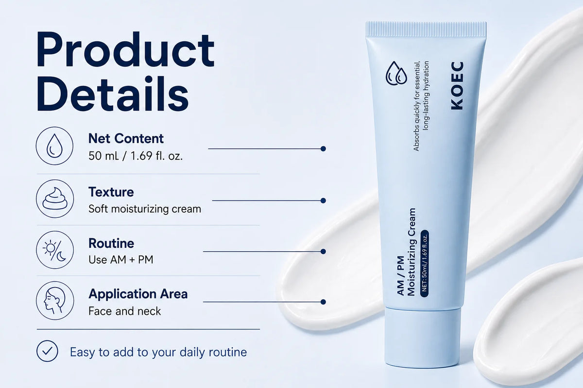 KOEC AM/PM Moisturizing Cream — 50 ml — product gallery image 5