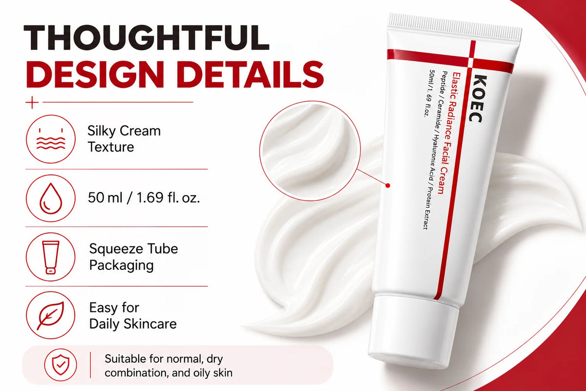 KOEC Elastic Radiance Facial Cream — 50 ml — product gallery image 7