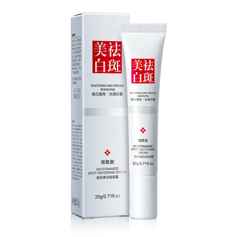 Face cream jar for fading freckles, dark spots, and brightening dull skin