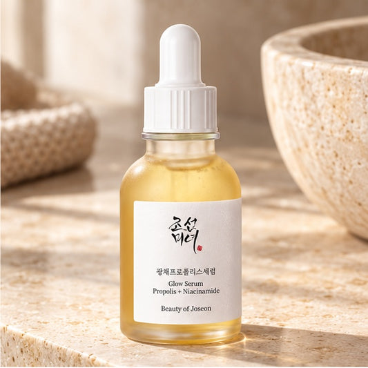 Beauty of Joseon Glow Serum: Propolis + Niacinamide, 60 ml — vanity setting