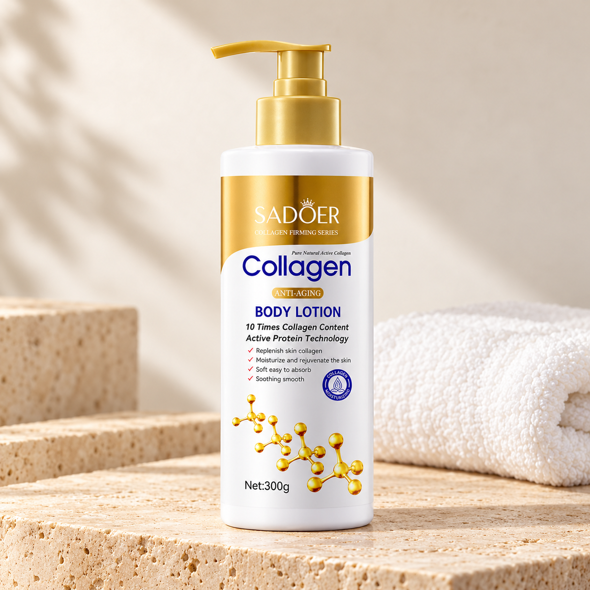 SADOER Collagen Anti-Aging Body Lotion 300 g product display