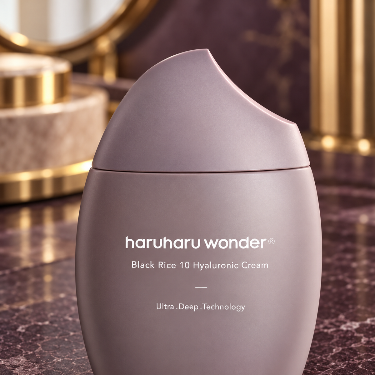 HARUHARU 50ml bottle front label and cap detail.