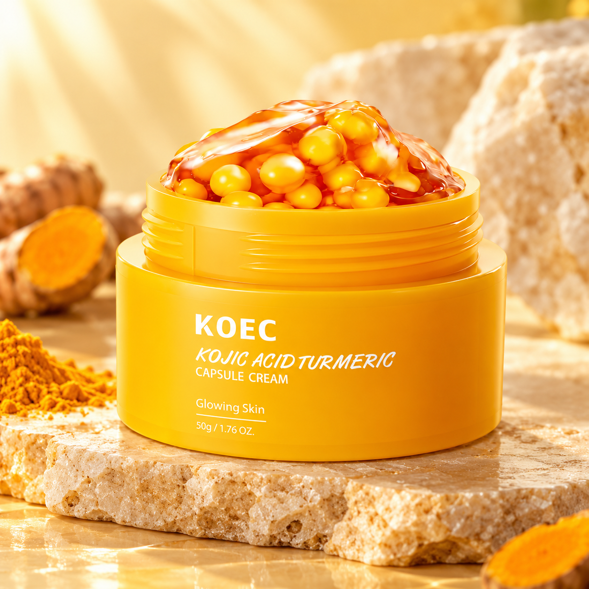 KOEC Kojic Acid Turmeric Capsule Cream — 50 g — product detail