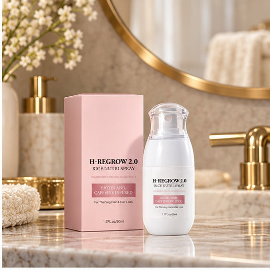 H-REGROW 2.0 Rice Nutri Spray — 50 ml — bathroom product scene