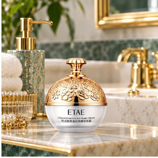 ETAE Collagen Bouncing Pearl Cream — 30 g — bathroom product scene