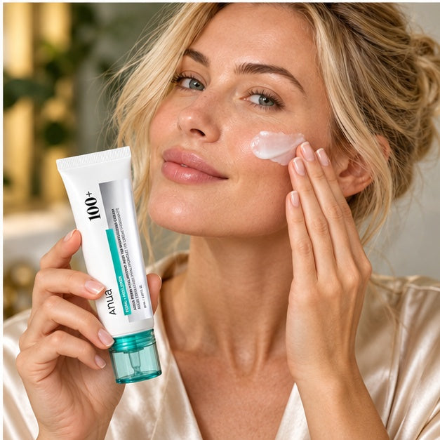 ANUA PDRN Hyaluronic Acid 100 Moisturizing Cream — 60 ml — adult using the product