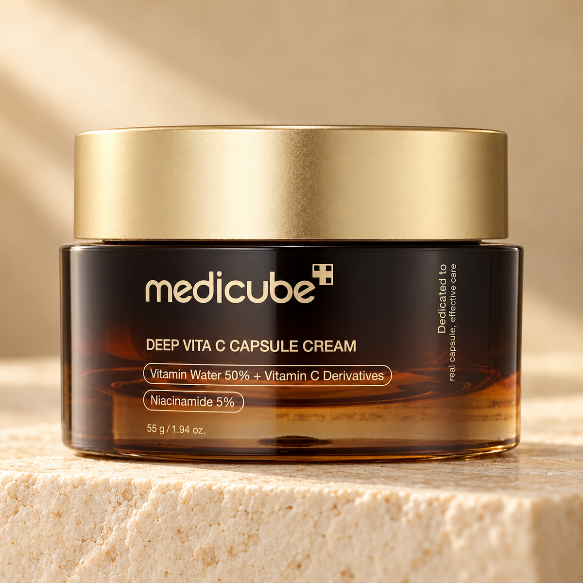 Medicube Deep Vita C Capsule Cream 55 g jar, luxury product gallery