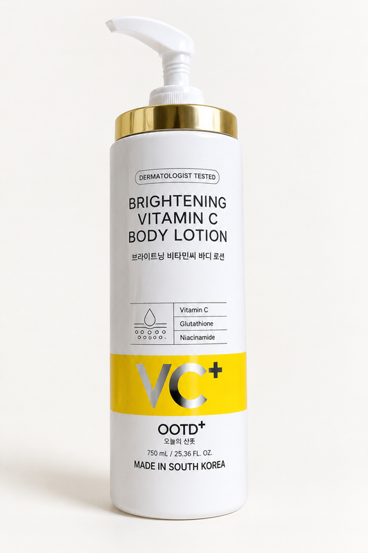 OOTD+ Brightening Vitamin C Body Lotion 750 ml — full bottle Shop hero