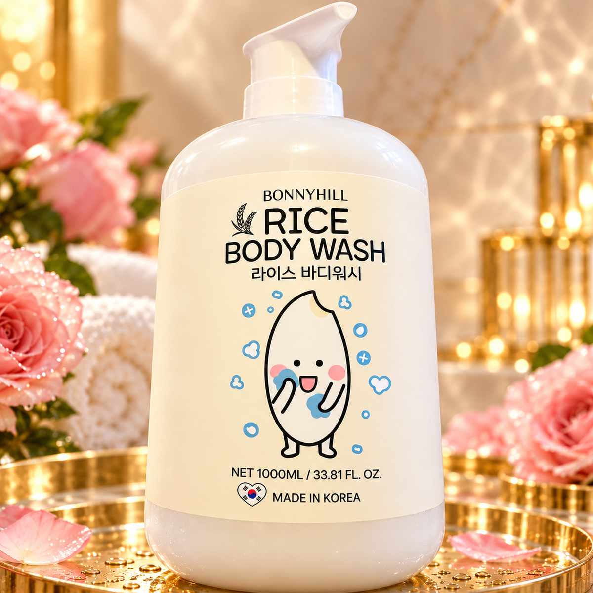 BONNYHILL Rice Body Wash – 1000 ml — enhanced product portrait