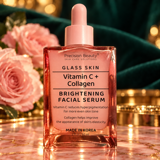 Precision Beauty Glass Skin Vitamin C + Collagen Brightening Facial Serum 60 ml — product close-up