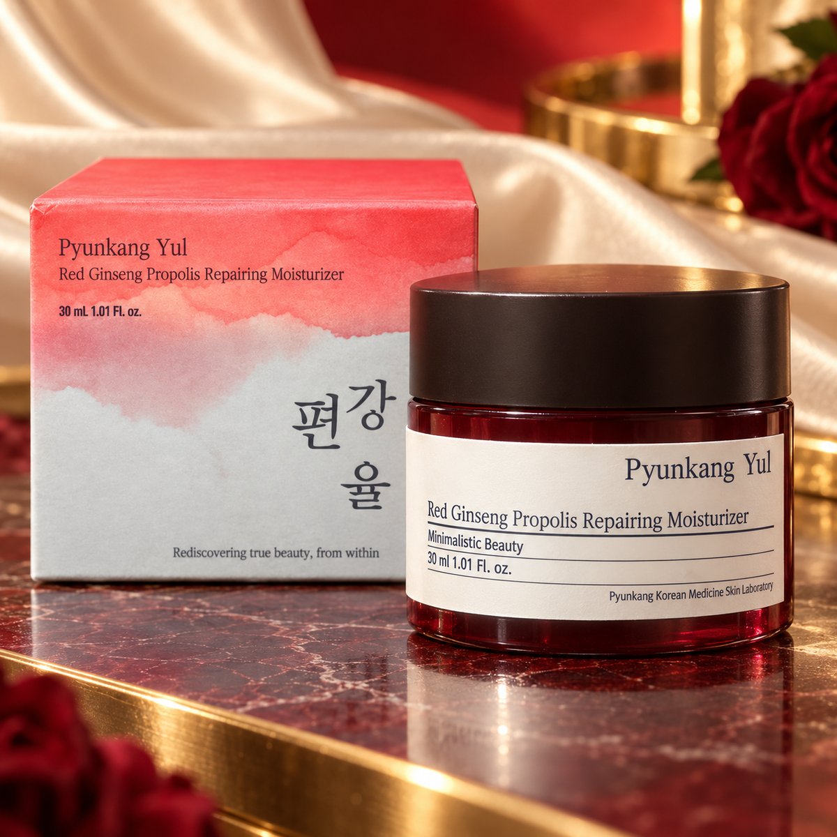 Pyunkang Yul Red Ginseng Propolis Repairing Moisturizer30ml