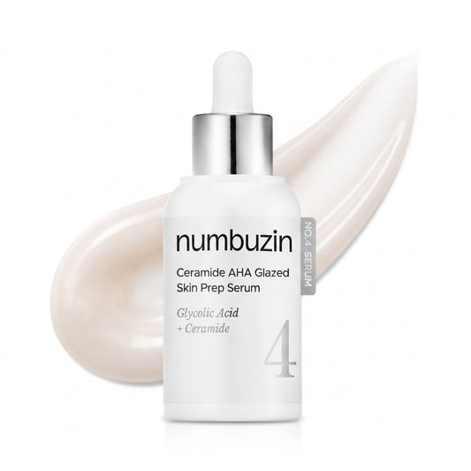 numbuzin No.4 Ceramide AHA Glazed Skin Prep Serum 30ml