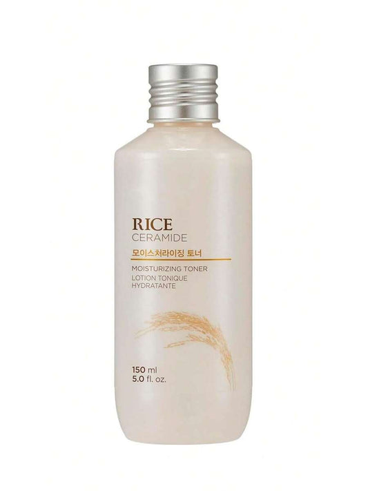 The Face Shop — Ceramide Moisturizing Toner with Rice Extract 150ml — White bottle with blue label on white background