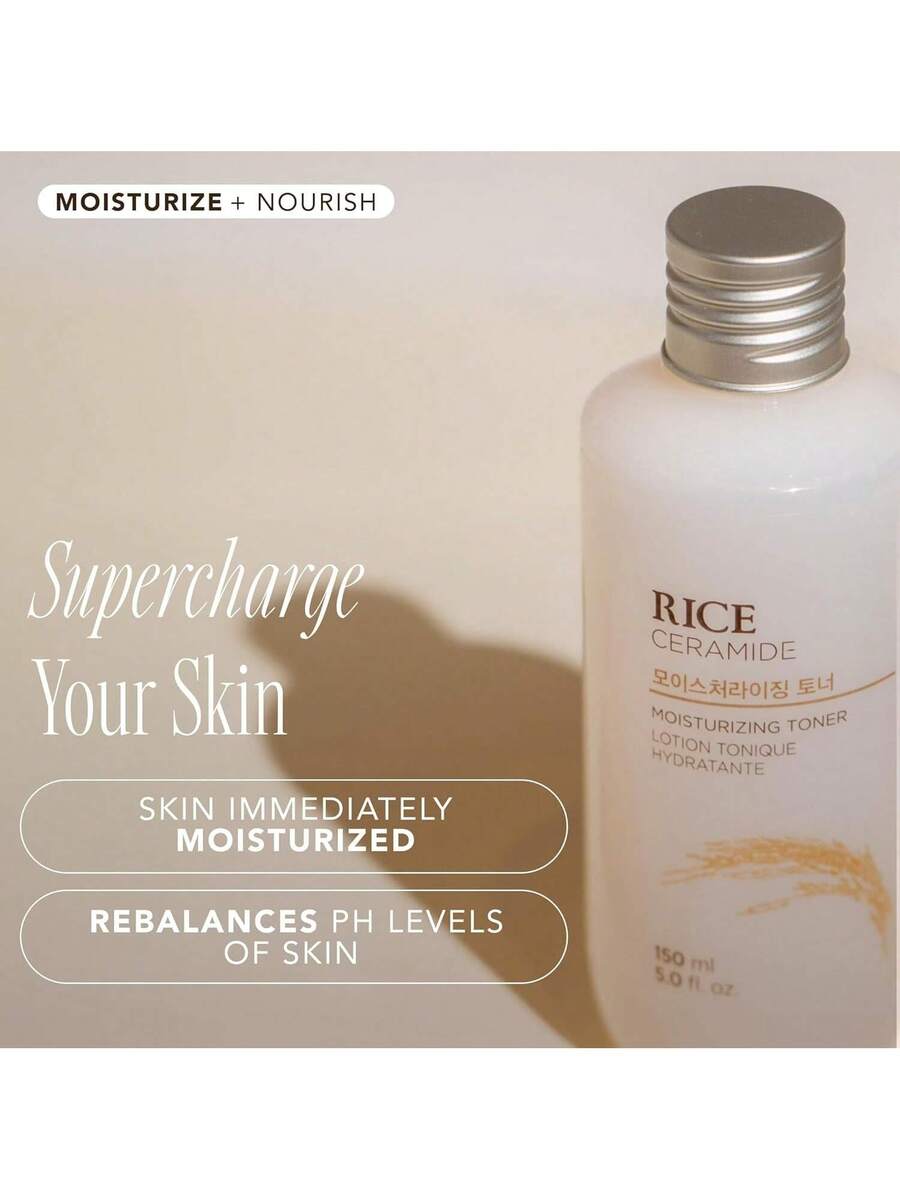 The Face Shop — Ceramide Moisturizing Toner — Product ingredient rice extract visual