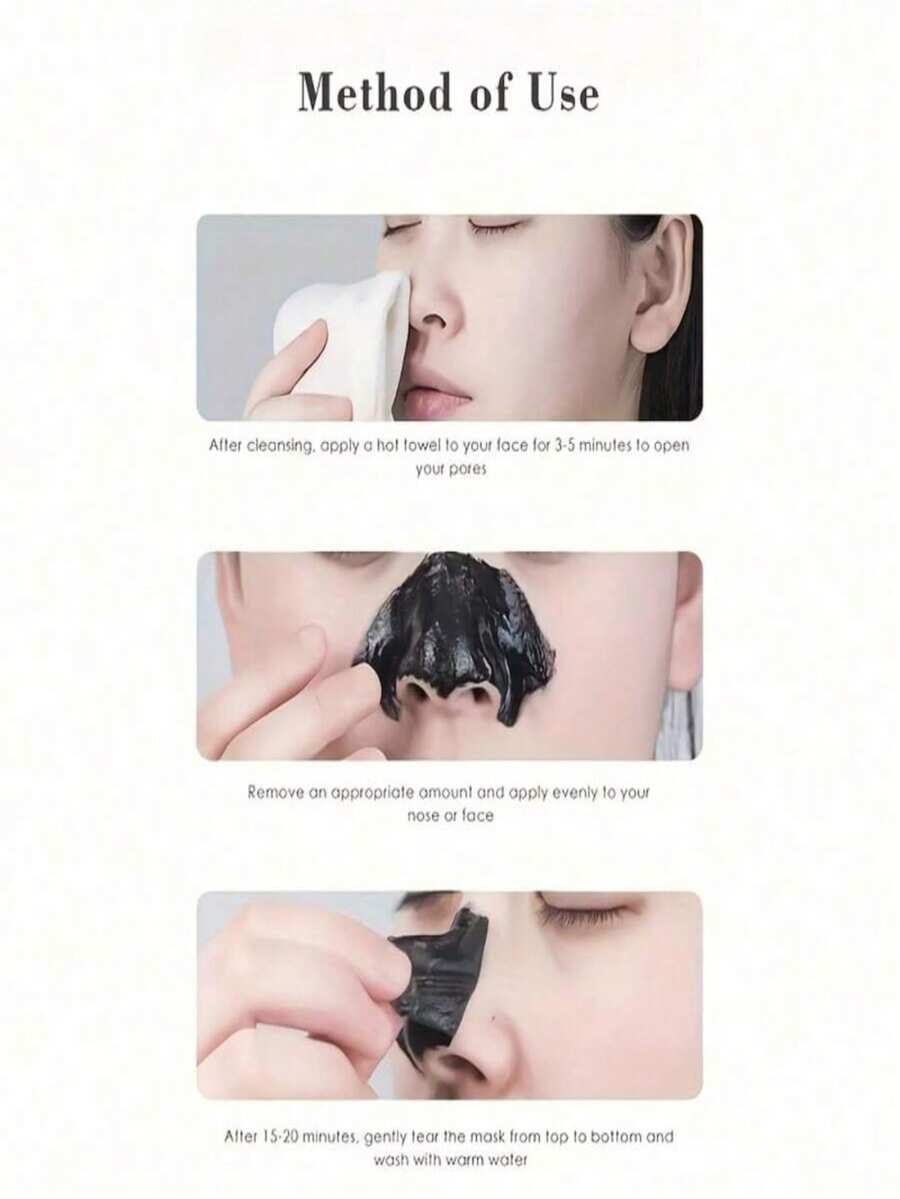 SkinSwaag Beauty — Salicylic Acid Deep Pore Mask — Deep cleansing effect close-up on skin