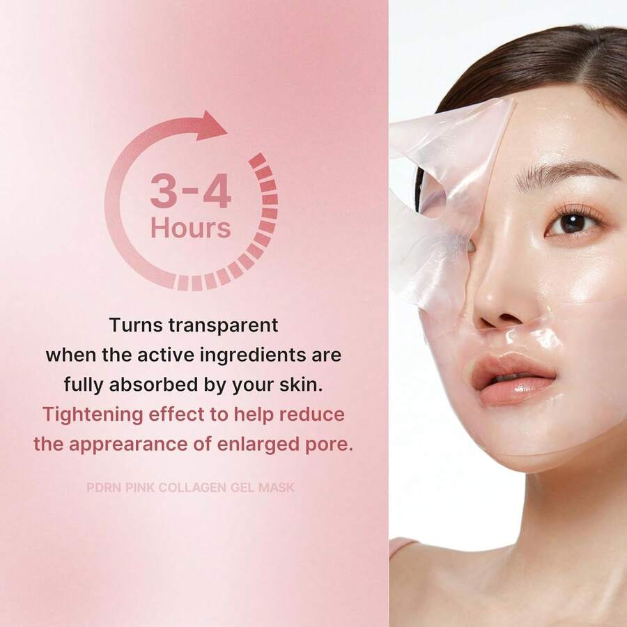MEDICUBE — Salmon DNA Jelly Gel Mask — Woman applying pink jelly mask on face