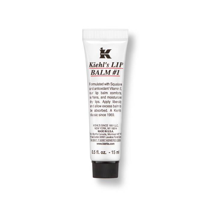 Kiehl's — Lip Balm #1 — Product ingredient label detail