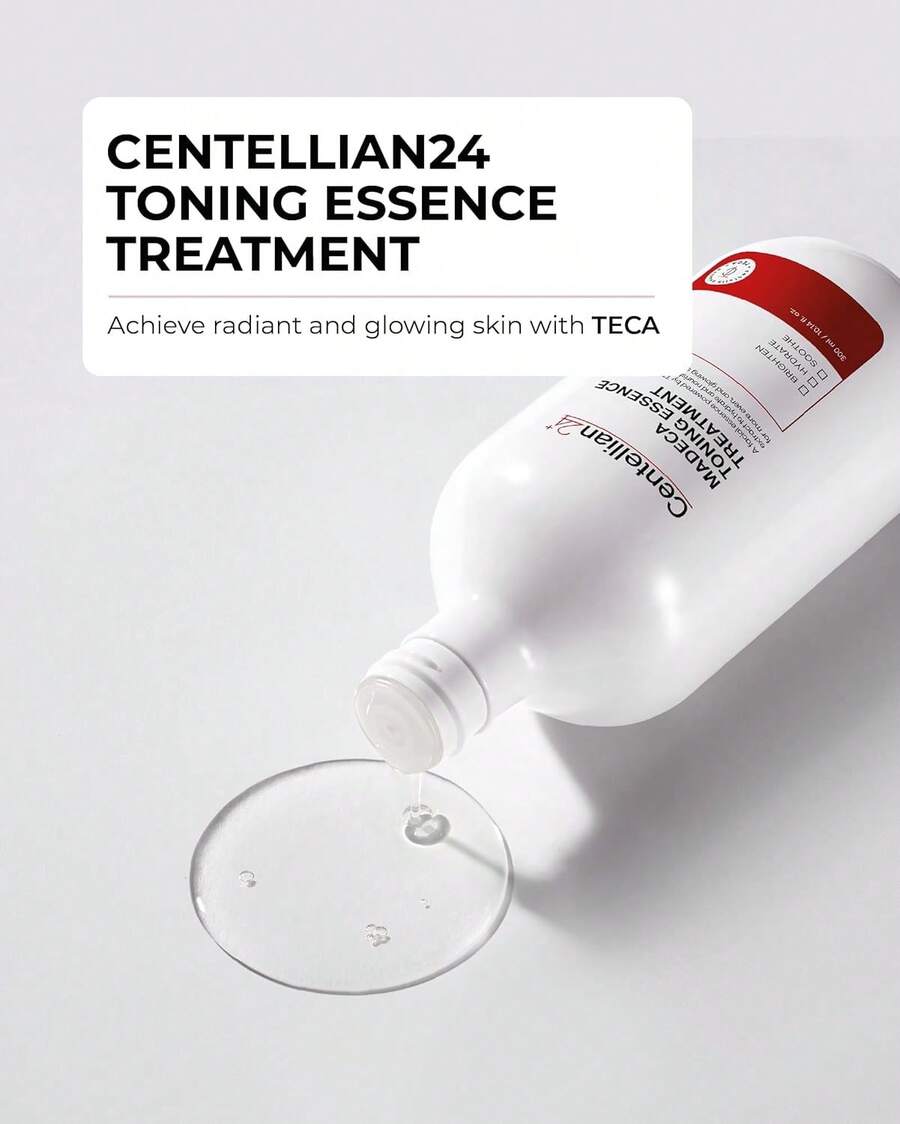 Centella — Madeca Toning Essence — Toner texture and absorption on skin