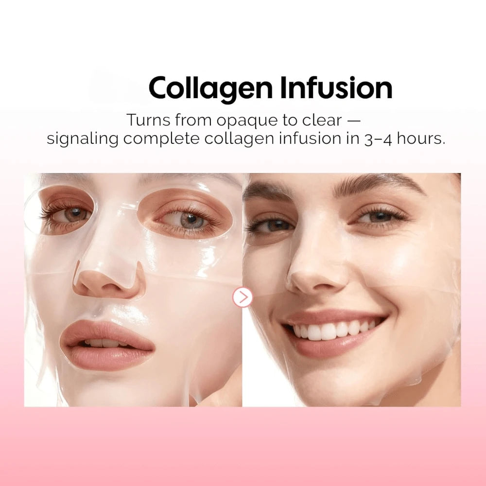 SkinSwaag Beauty — Collagen Overnight Radiance Mask — Overnight mask texture on hand