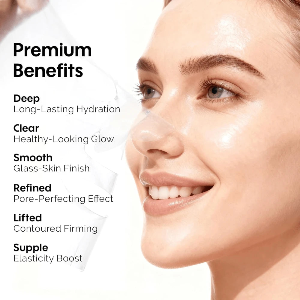 SkinSwaag Beauty — Collagen Overnight Radiance Mask — Nighttime skincare routine illustration