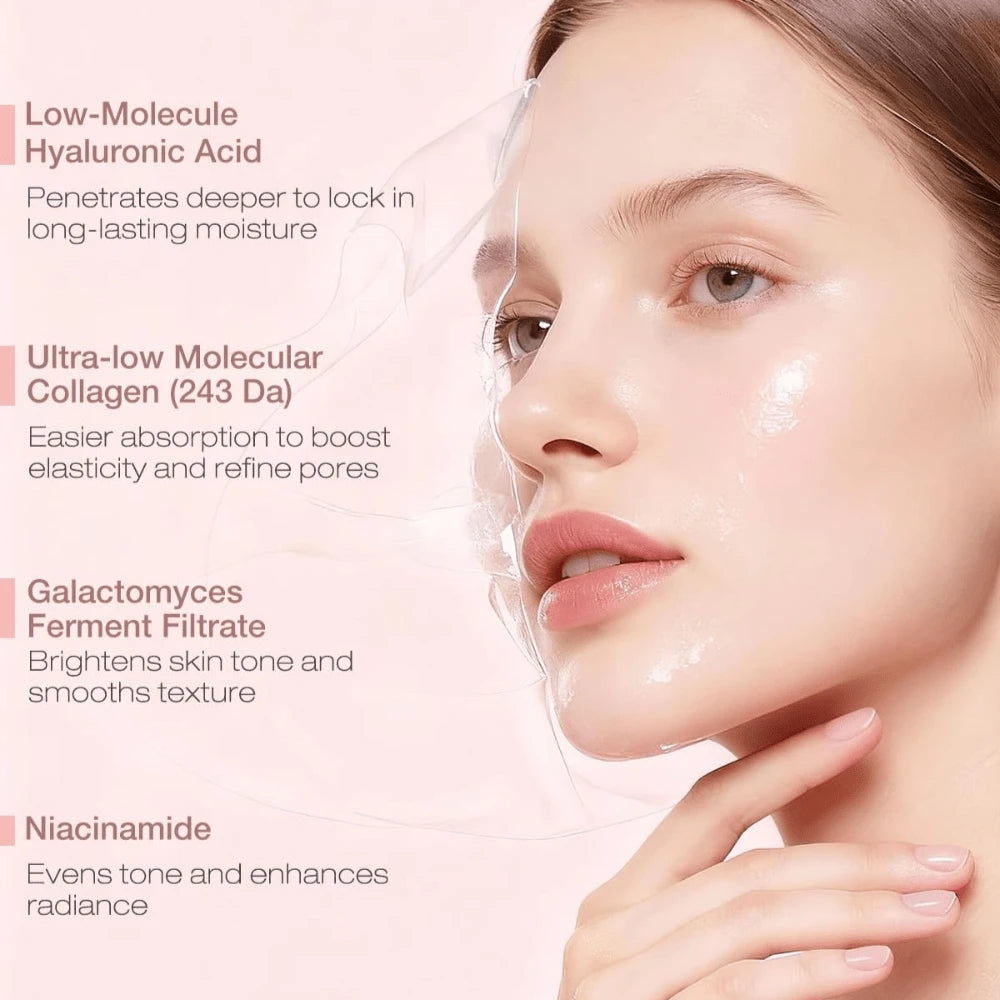 SkinSwaag Beauty — Collagen Overnight Radiance Mask — Before and after skin radiance results