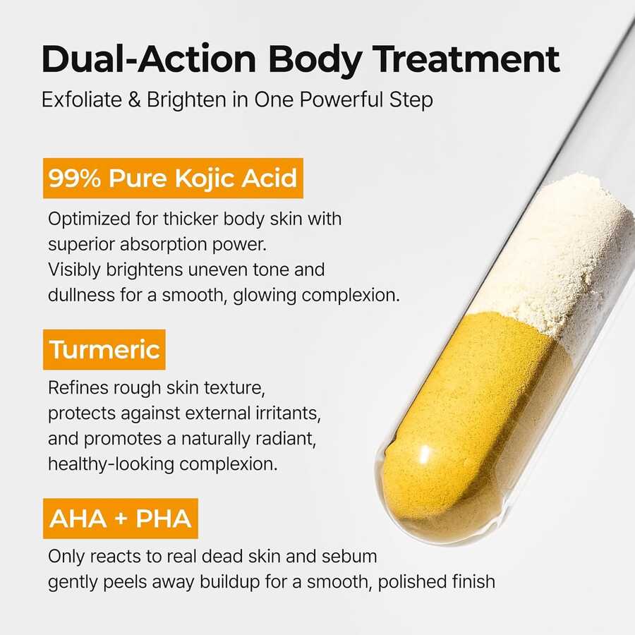 SkinSwaag Beauty — Kojic Acid Turmeric Duo — Product spray application on face
