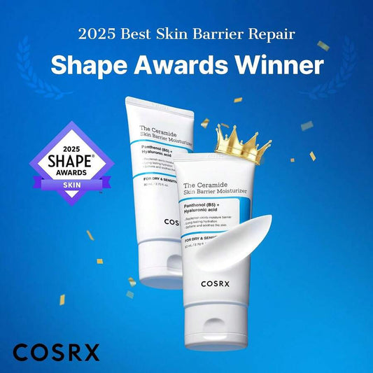 COSRX — Ceramide Skin Barrier Moisturizer — Cream texture on hand