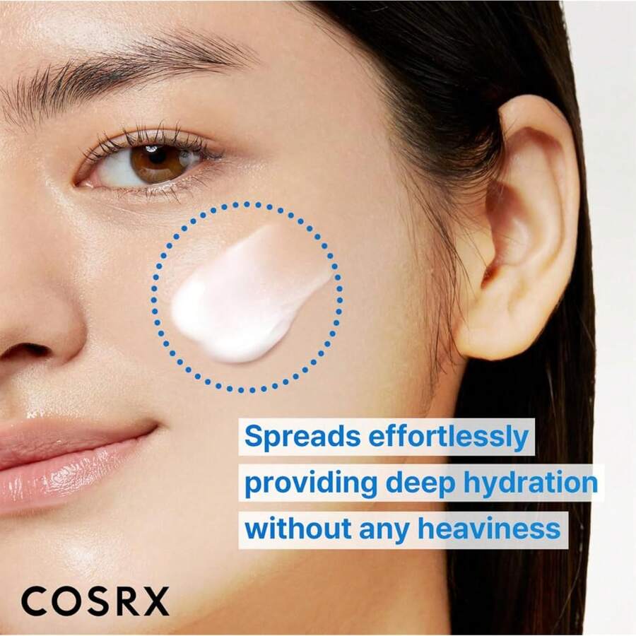 COSRX — Ceramide Skin Barrier Moisturizer — Product application on face