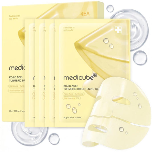 MEDICUBE Kojic Acid Turmeric Gel Mask 4ea