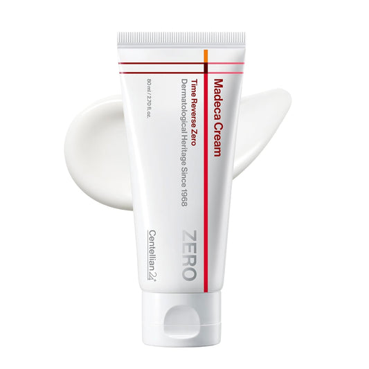 Centellian24 TECA+Ceramide Madeca Cream — Centella asiatica + ceramide — white tube with green accents front view