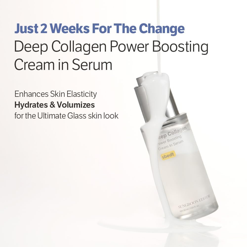 Sungboon Editor Deep Collagen Power Boosting Cream — collagen boosting — product box packaging