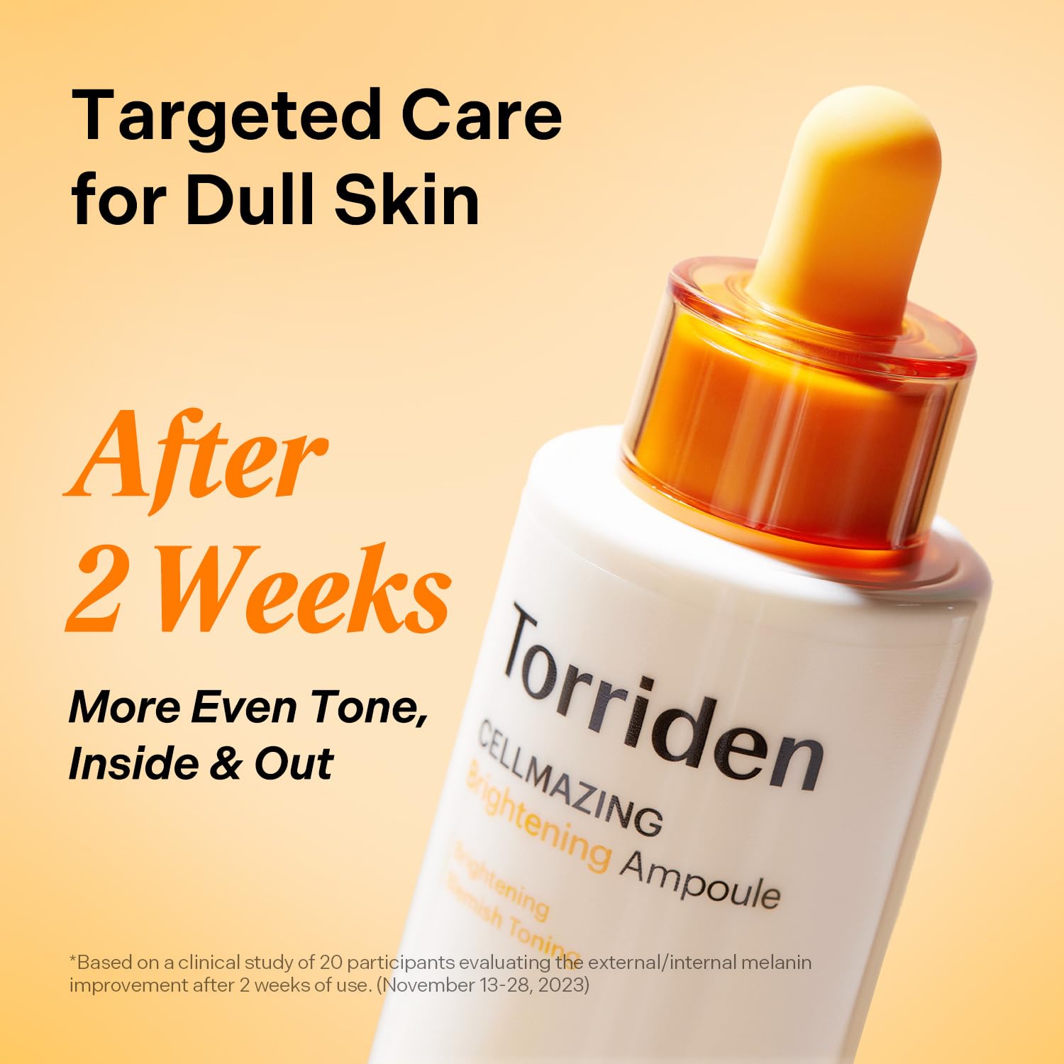 TORRIDEN CELLMAZING Vitamin C Ampoule — vitamin C brightening — back of box with ingredient list