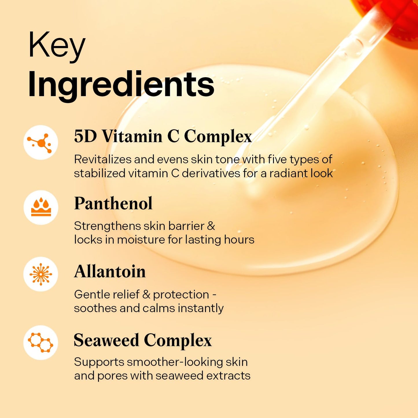 TORRIDEN CELLMAZING Vitamin C Ampoule — vitamin C brightening — serum droplet on fingertip