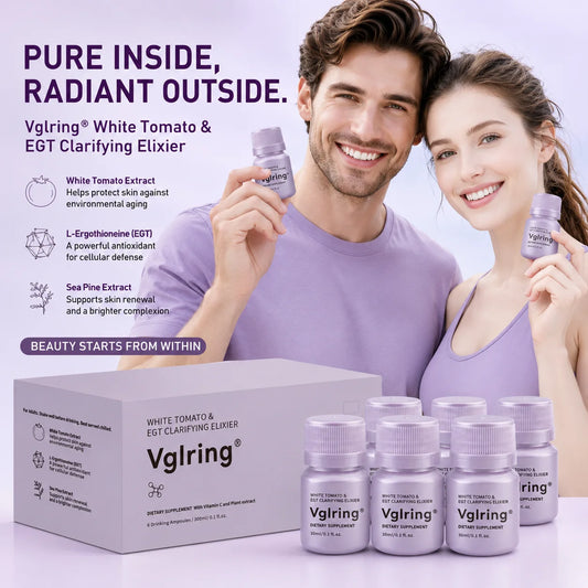 Bottle of collagen brightening supplement capsules for skin radiance and glow