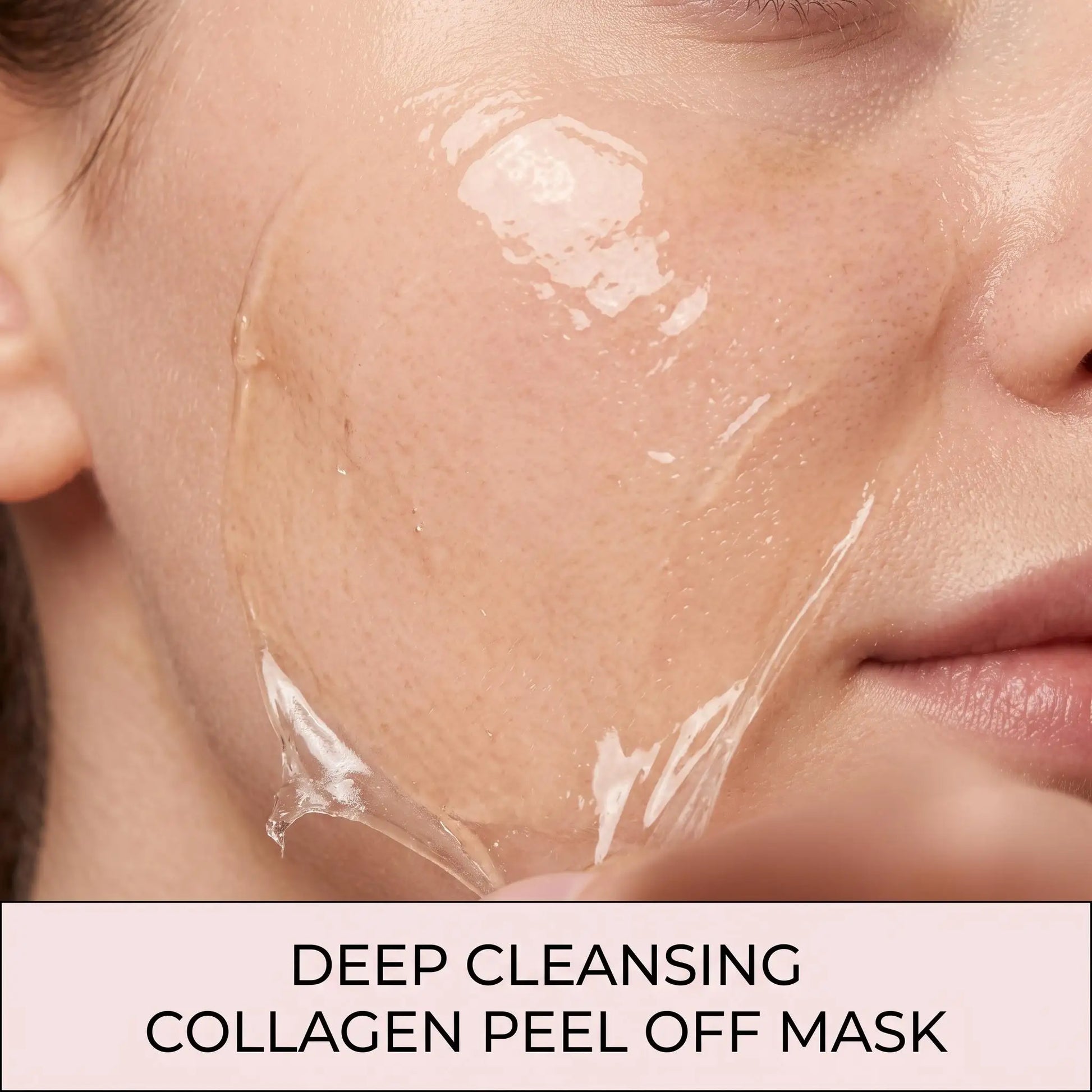 Collagen overnight peel-off face mask container for firming and lifting skin