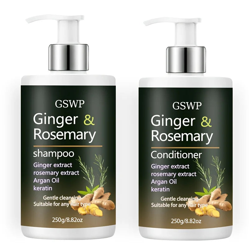 GSWP Ginger Rosemary Shampoo & Conditioner Strengthening Set