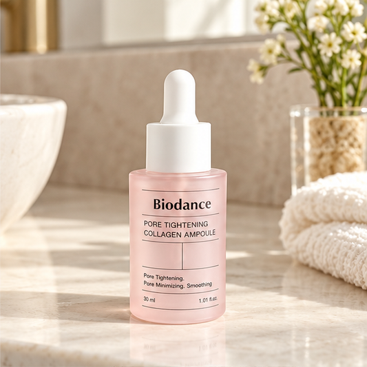 BIODANCE Pore Tightening Collagen Ampoule 30ml — single bottle photograph