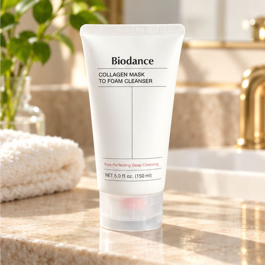 BIODANCE foam — bathroom product photograph