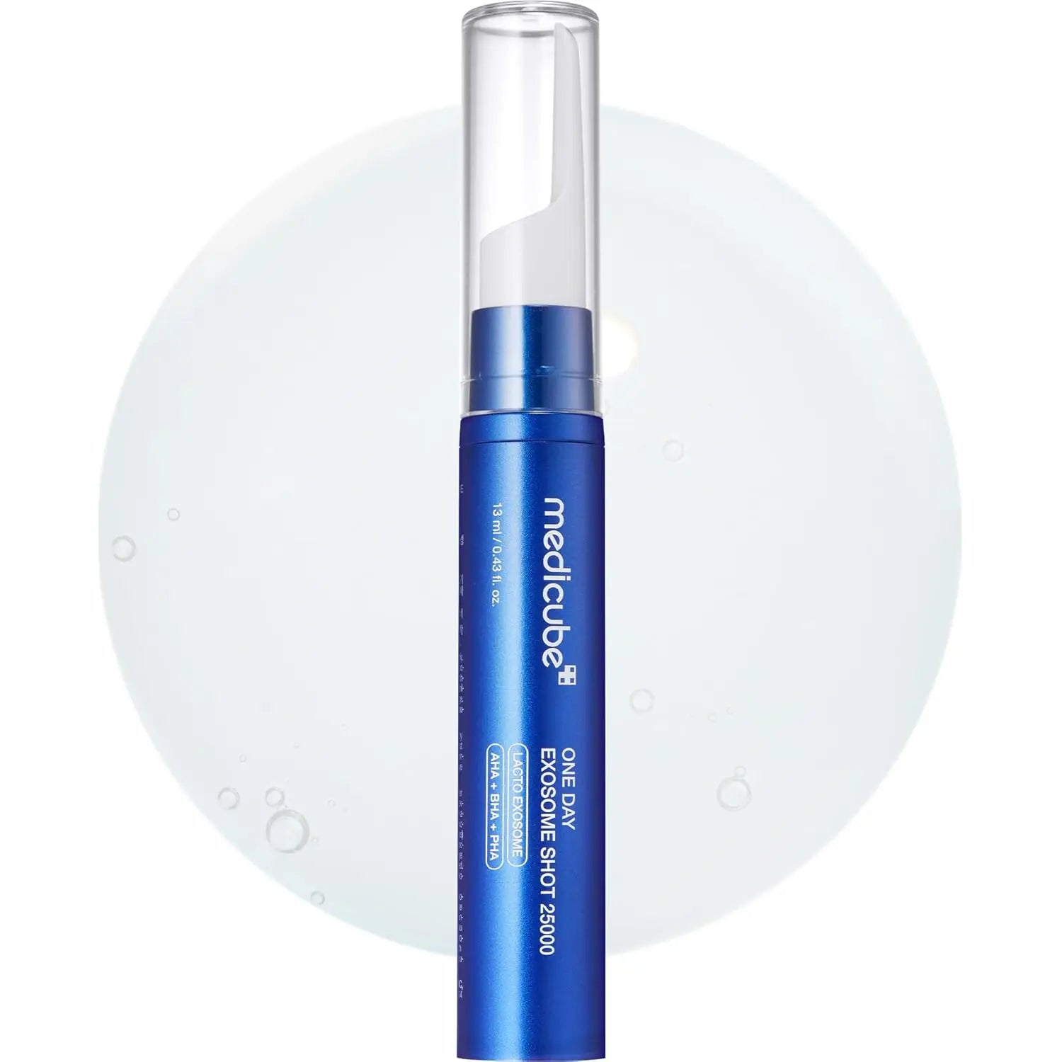 Serum bottle with dropper for exosome pore care facial treatment