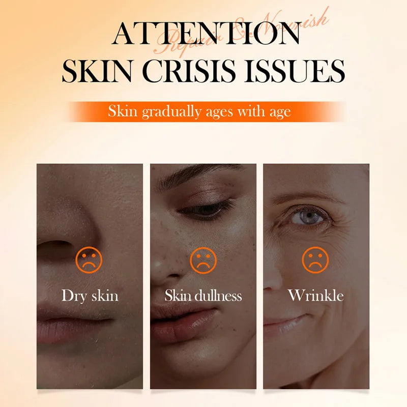 Vitamin C face cream jar for firming, moisturizing, brightening and hydrating skin