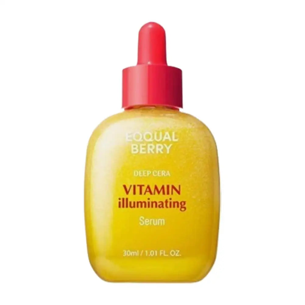 Bakuchiol and vitamin C facial serum in dropper bottle