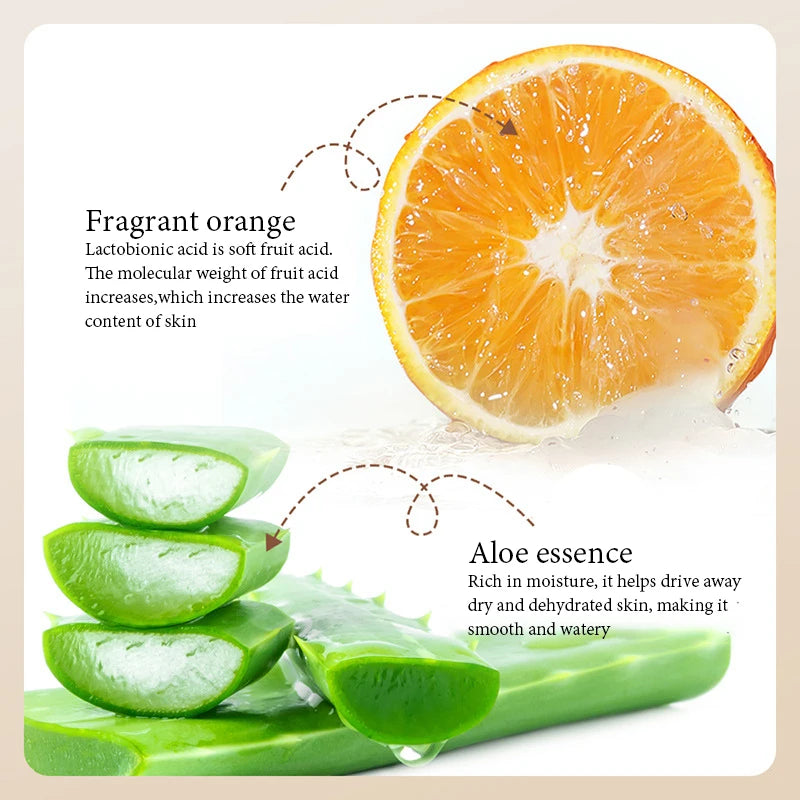 White rice nourishing exfoliating facial scrub gel and cream