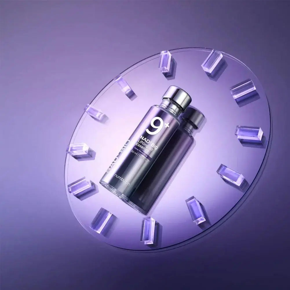 NUMBUZIN No.9 NAD+ BIO Lifting Mask Essence — NAD+ — Before and after deep repair and brightening results